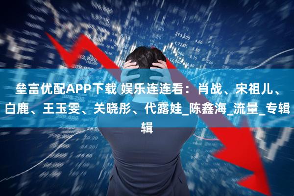 垒富优配APP下载 娱乐连连看：肖战、宋祖儿、白鹿、王玉雯、关晓彤、代露娃_陈鑫海_流量_专辑